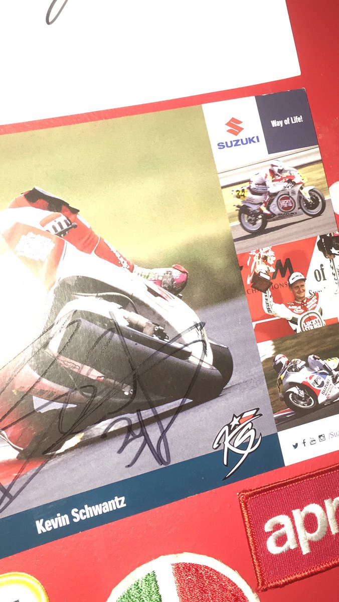 SFMORAN8402's tweet photo. @suziperry @NeilHodgson100 @KeithHuewen @gavinemmett Prepping for Silverstone do any of you know where I can get thes e “autograph cards” of each MotoGP rider?? https://t.co/9izBzaf3jR