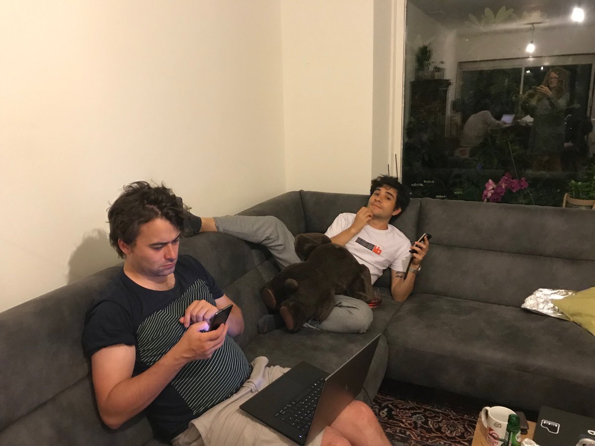 anneveinberg's tweet image. Evening 3 of our #CodeKlavier #AR residency. It’s been a long day!! ⁦@cappelnord⁩ ⁦@0felipeignaci0⁩