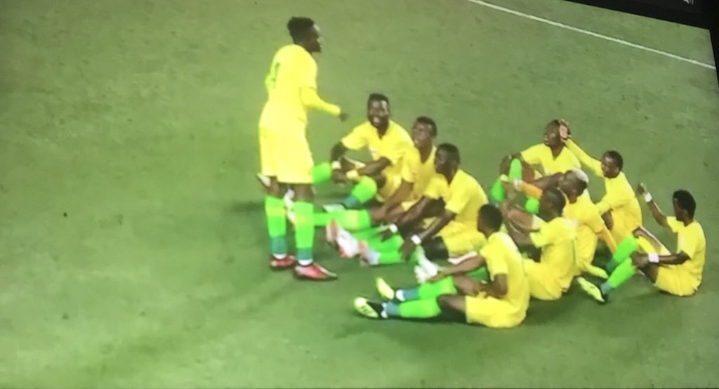 LitsaniChoukran's tweet photo. Good night to all warriors from #Zimbabwe.  Don't mess again with the Congolese Leopards. #AFCON2019 #DRCZIM https://t.co/tXB2ImbJXg