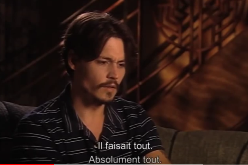Charlie: The Life and Art of Charles ChaplinJohnny Depp about Charlie Chaplin here (subtitles in French): i'm loving this vid 