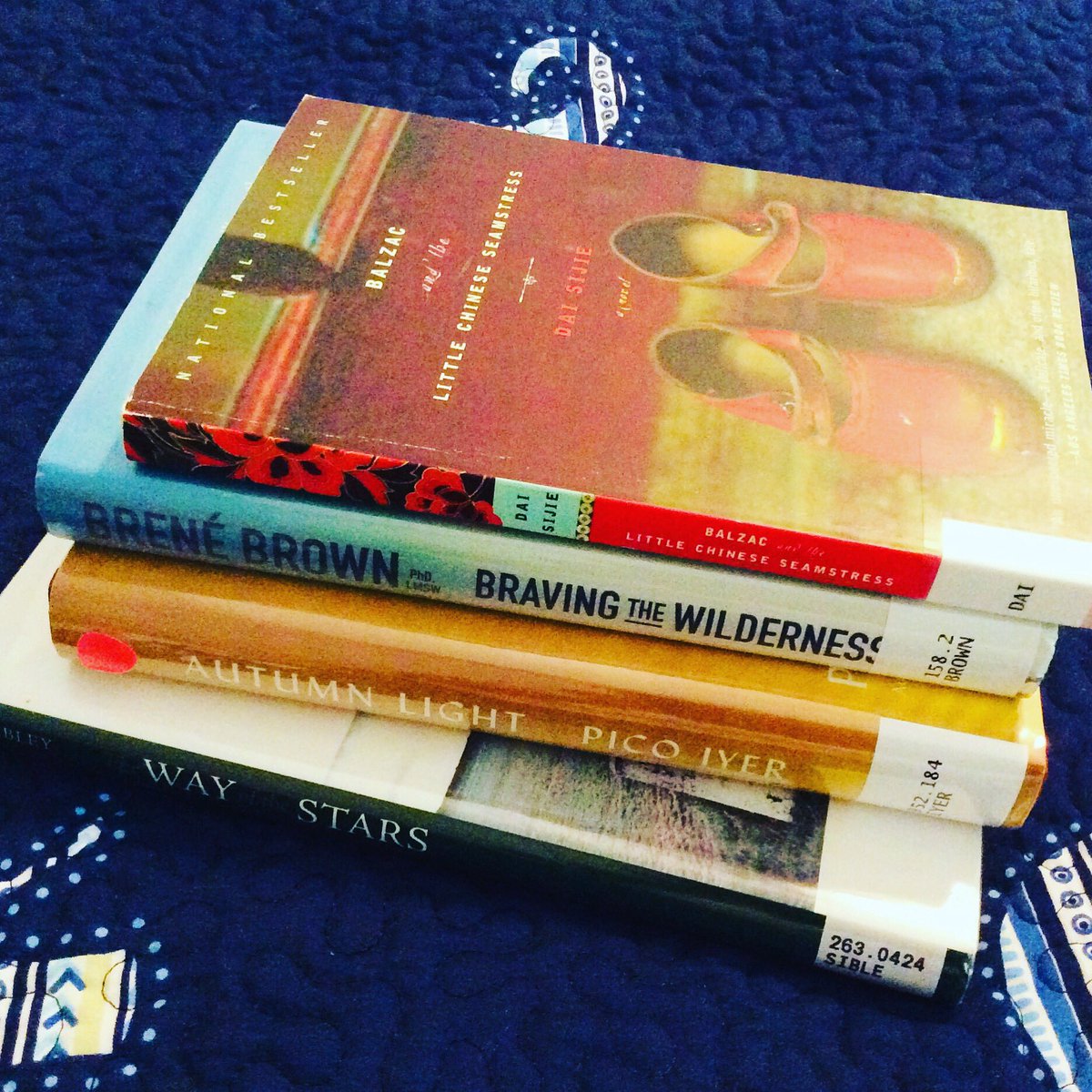 Pick of the week 

#bookstagram #booksofinstagram #bookstagrammer #instabooks #daisijie #brenebrown #picoiyer #robertsibley #forsythpubliclibrary #reminiscingthereads