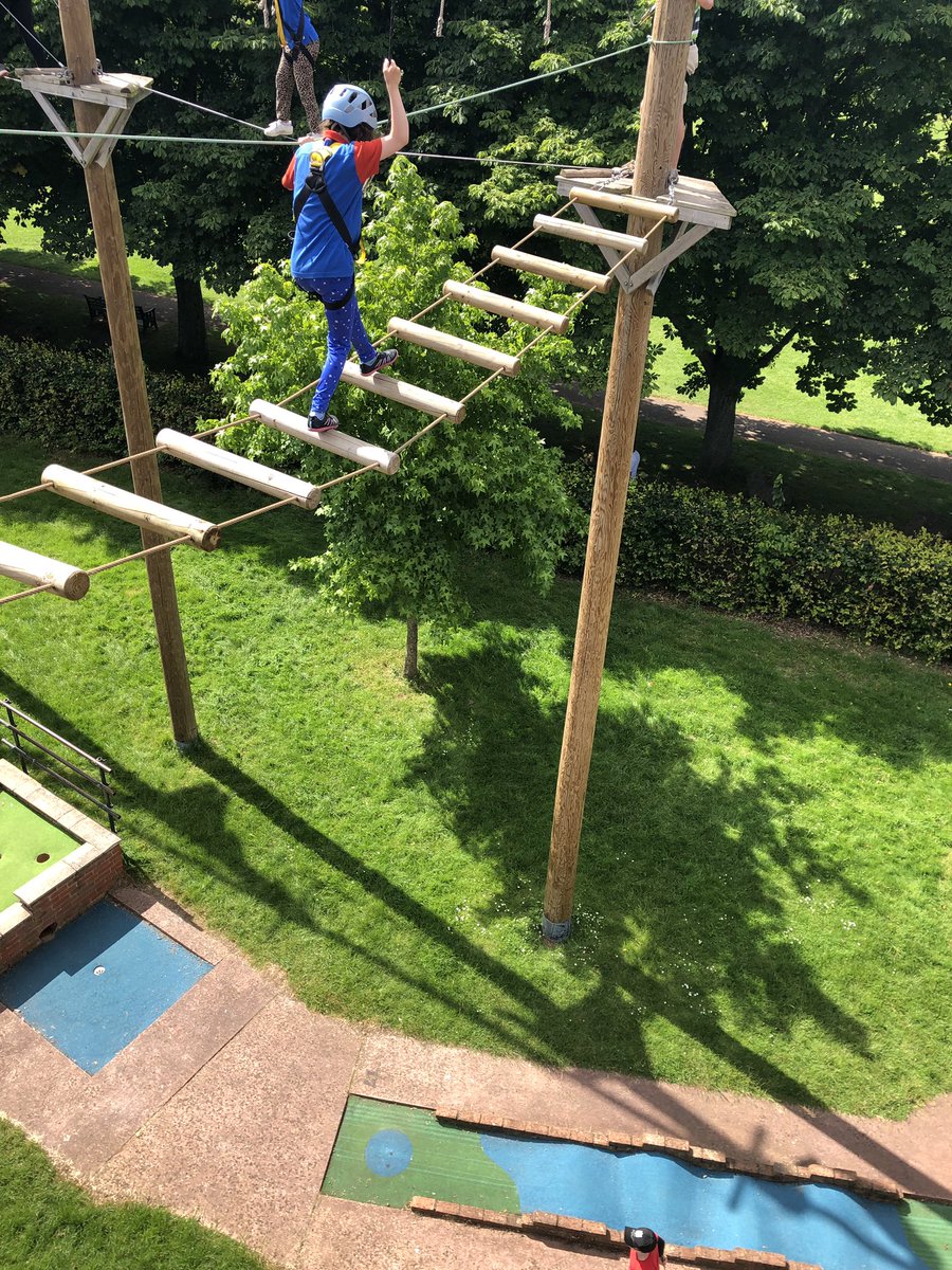 PippaCan's tweet photo. Pippa did the HIGH ROPES course with @Girlguiding @GirlguidingSom today!! Not just the low ropes but the high ropes too!!! So proud of her - just amazing !! #downsyndrome #wouldntchangeathing #seeabilitynotdisability #highropes #supergirl #thisgirlcan #pippacan https://t.co/CJ1GisNf7q