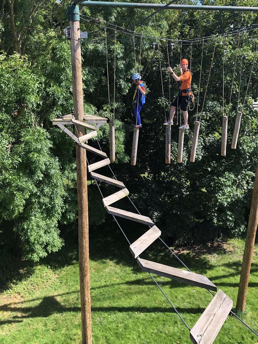 PippaCan's tweet photo. Pippa did the HIGH ROPES course with @Girlguiding @GirlguidingSom today!! Not just the low ropes but the high ropes too!!! So proud of her - just amazing !! #downsyndrome #wouldntchangeathing #seeabilitynotdisability #highropes #supergirl #thisgirlcan #pippacan https://t.co/CJ1GisNf7q
