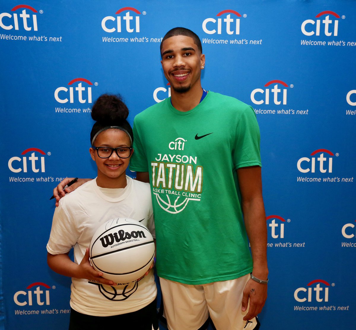 Thanks to @CitiBank for supporting my Basketball Clinic! #CloserToPro