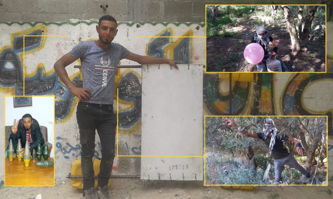 GroundBrief's tweet photo. The @GroundBrief newsletter is out. Today we meet some of the men behind the latest flare-up of incendiary balloons from #Gaza into southern #Israel. https://t.co/ORCk8b9Sqj https://t.co/JmK9KNRqhO