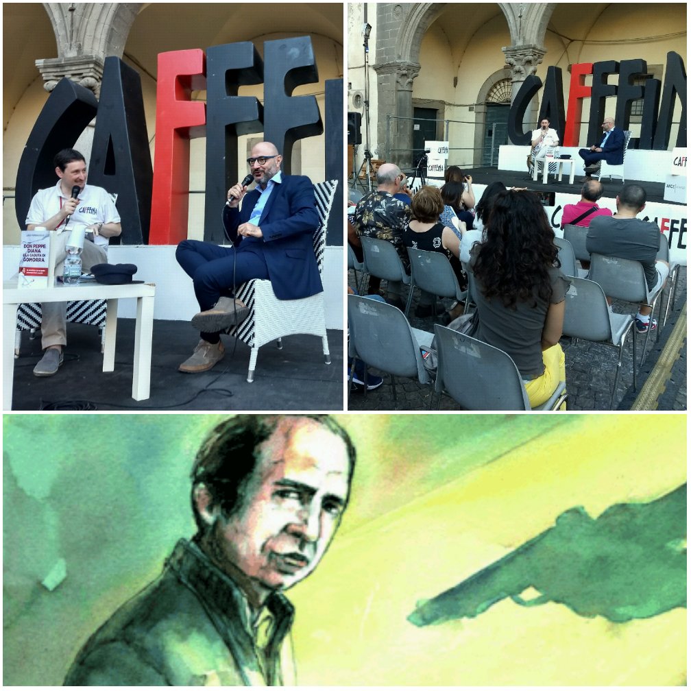 A fianco di chi lotta e ha lottato per la legalità, di chi ha parlato #peramoredelsuopopolo: <a href="/luigiferraiuolo/">luigi ferraiuolo</a> con "#DonPeppeDiana e la caduta di Gomorra" <a href="/SanPaoloEditore/">Gruppo Editoriale San Paolo</a> #CaffeinaFestival2019 #IoStoConDonChisciotte