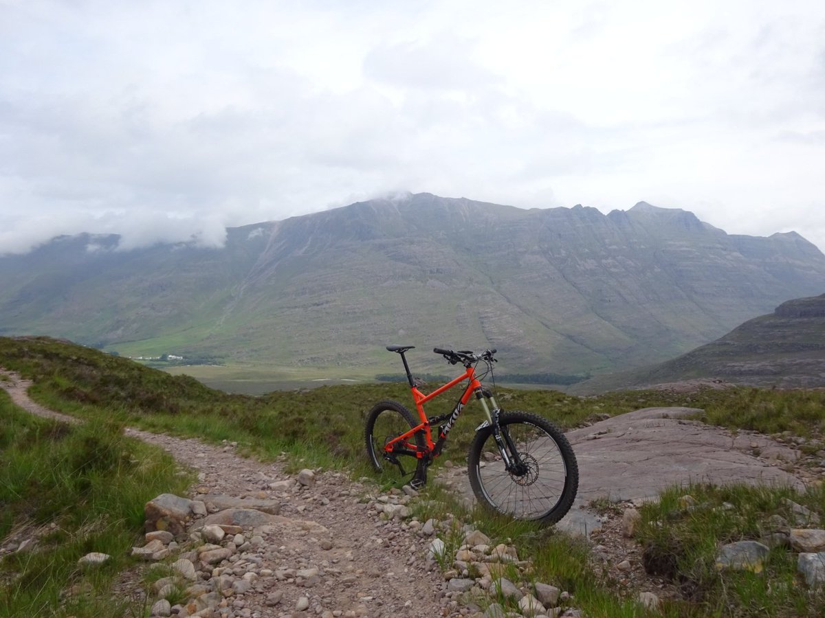 Jimmymod456's tweet photo. Proper bike mountain scenery and riding in #torridon this weekend. The weather wasn't bad either 😎 #cotic #coticbikes https://t.co/1020udOa6N