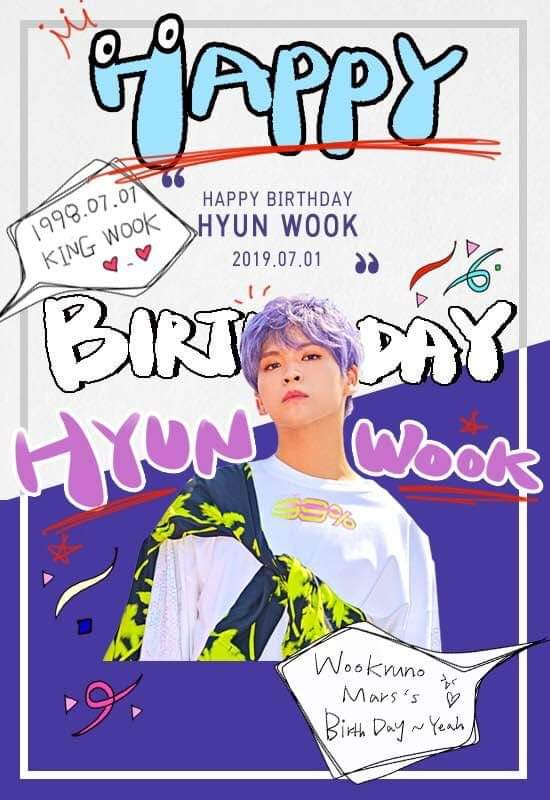 CrunchBoom's tweet photo. #HYUNWOOK 
🎂🎁🎉🎉 https://t.co/qdWJ82L6y8