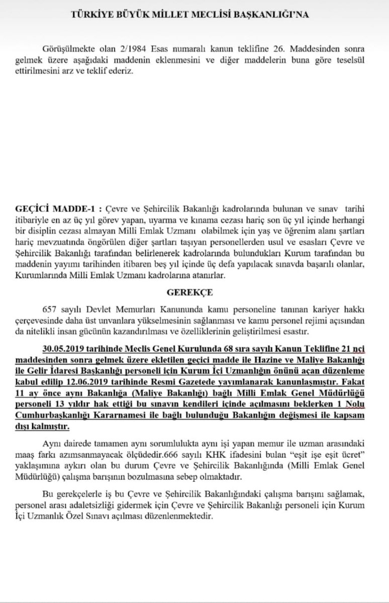 Uzmanlik #MilliEmlakMecliste