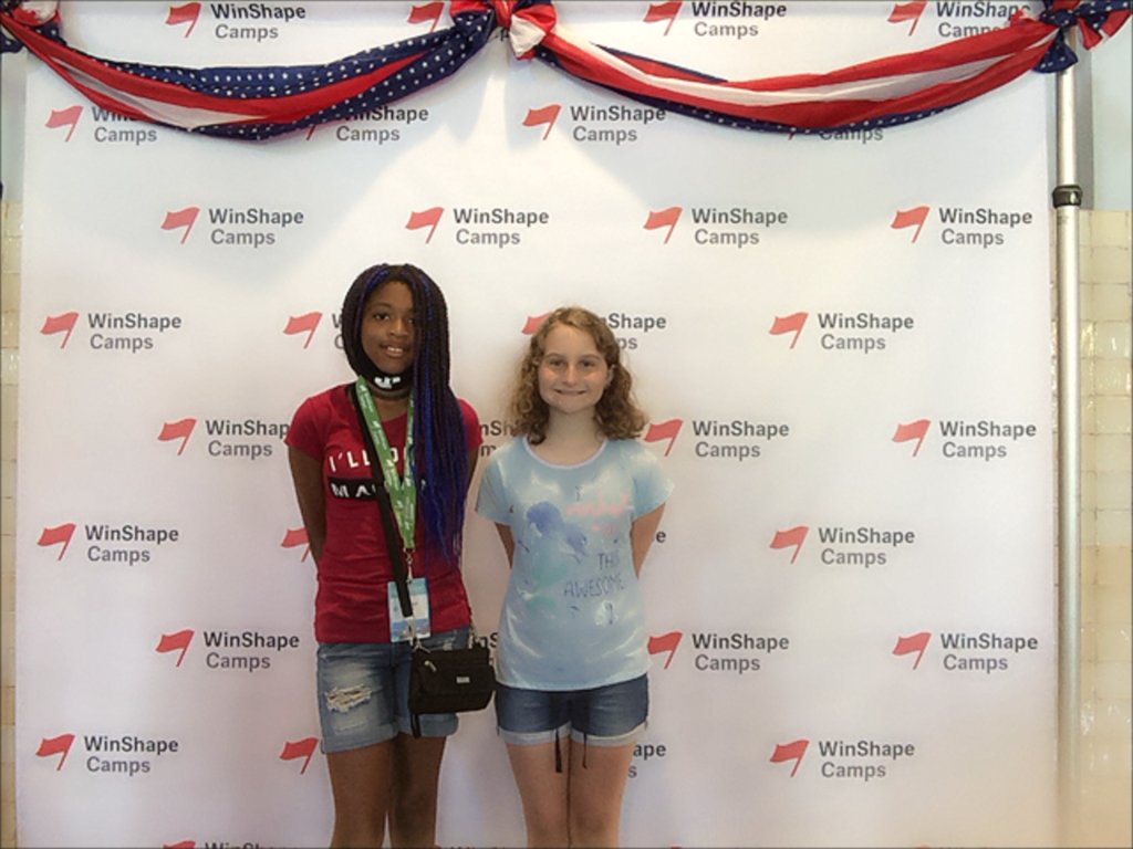 wrogers1216's tweet photo. Camp was so much fun, Alia went back with a friend! #WinShapeCamps #buzzybooth https://t.co/JD0sZ7F4zg