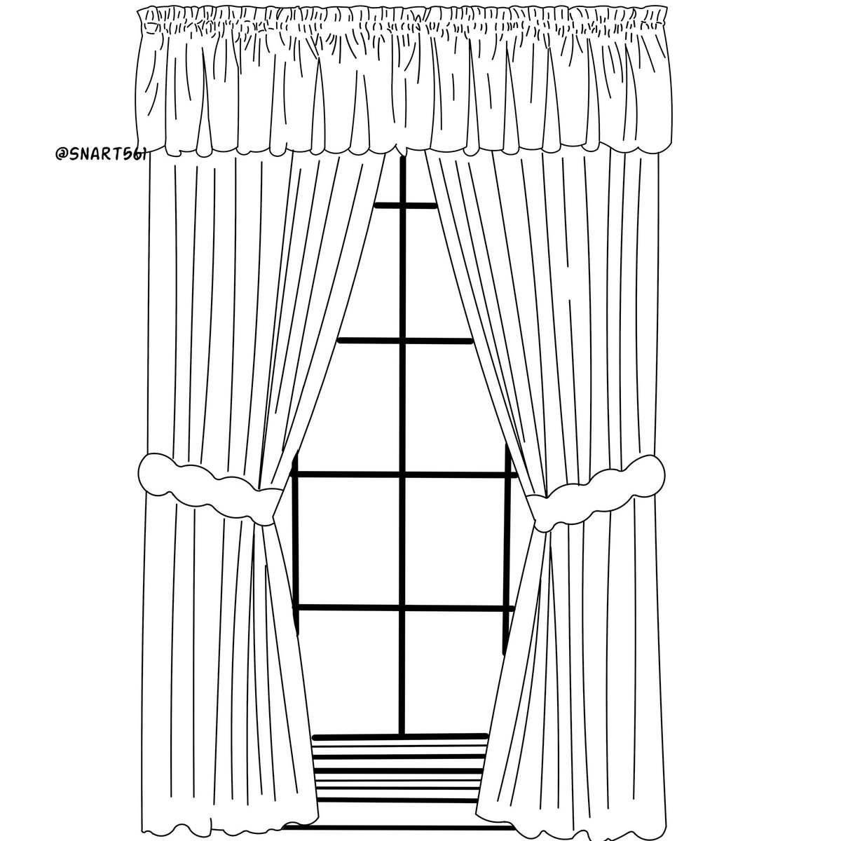 Snart561's tweet photo. Its not finished yet, but I'm super proud of how it's looking so far!! #snart561 #artist #digitalpaint #digitalartist #digitalart #art #pdxartist #portlandartist #pnwartist #oregonartist #pdxart #portlandart #visualart #visualartist #window #curtain #linedrawing https://t.co/BBbBuIh3Y3
