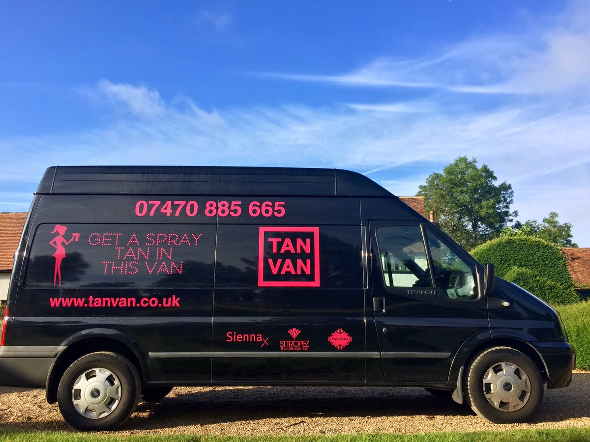 ktck55's tweet photo. @TheoPaphitis Tan Van a unique spray tan van designed by myself successfully running for the last 3 years https://t.co/bQbnN2ijpf