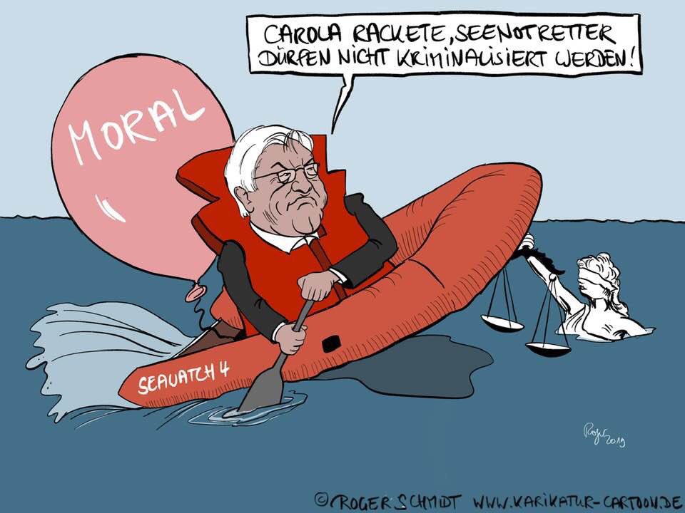 IQ_Stimulator's tweet photo. Neusprech: aus kriminellen Schleppern mach der geneigte Sozi Seenotretter. Wären sie das, hätte #CarolaRackete Tunis anfahren müssen, aber man soll ja nicht kleinlich sein. https://t.co/8C2UgpmZsq