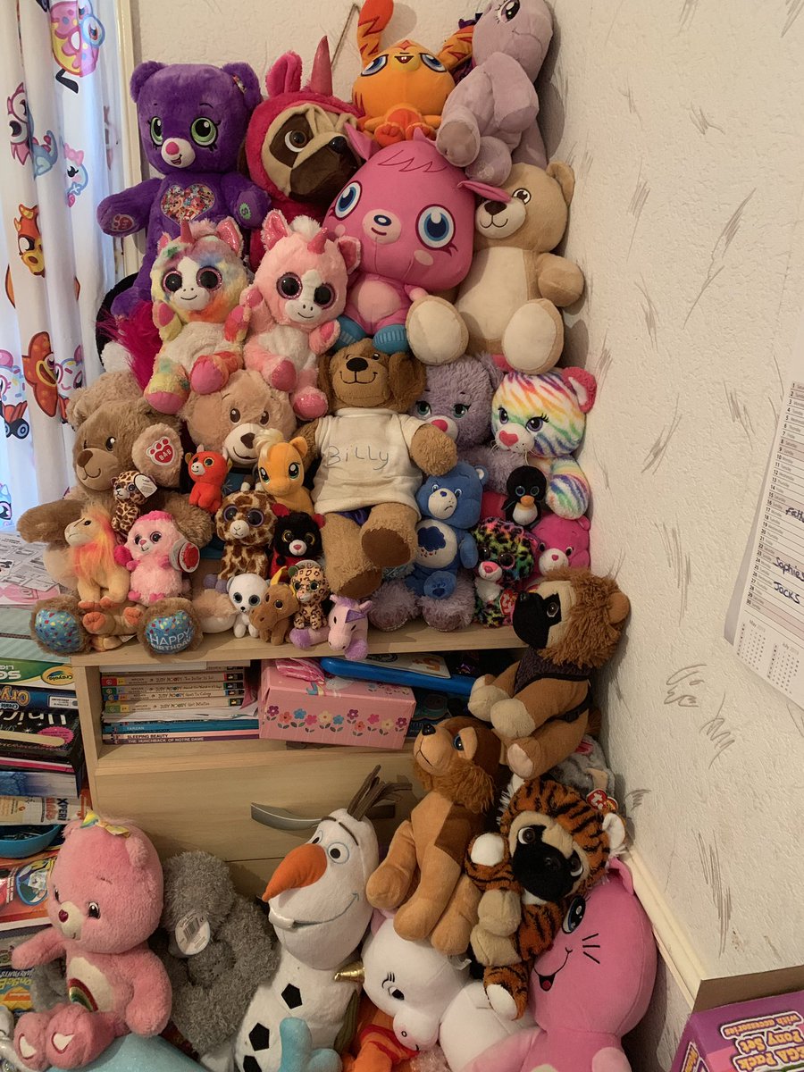 Alleycatzgames's tweet photo. When yeah daughter says can I have another teddy please.
This is just half of them.
#lotsofteddys #builderbear
What do your kids collect https://t.co/c339weLqOT