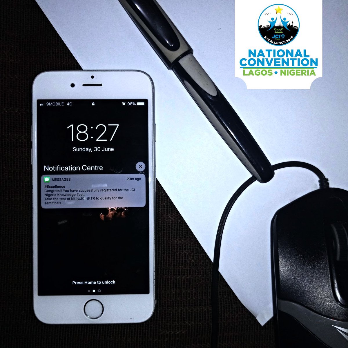 LMJaycees's tweet photo. It's happening right now! Have you received your SMS yet? If not register to start playing for N50,000.
___
Let EXCELLENCE guide you.
___
Follow + Like + Turn on our post notifications for more Natcon 2019 tips.
(@jcilagosmetro) (@jci_nigeria)
#excellence2019 #jcing #jci https://t.co/rUATPQNsLd