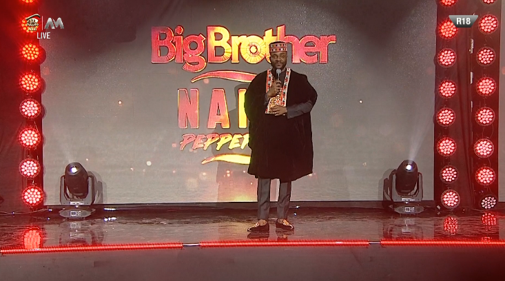 BBNaija's tweet image. Same show new clothes! You never disappoint @Ebuka, you look amazing! 

Thanks to the talented @MaiAtafOfficial 🙏🏾

#BBNaija 
bit.ly/2xnP721