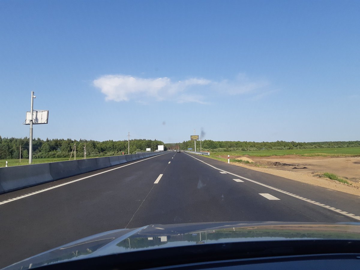 Какой же кайф долететь из Гродно в Минск вообще без чертовых ремонтосов, пускай с кучей переходов и странными знаками 80 тут и там