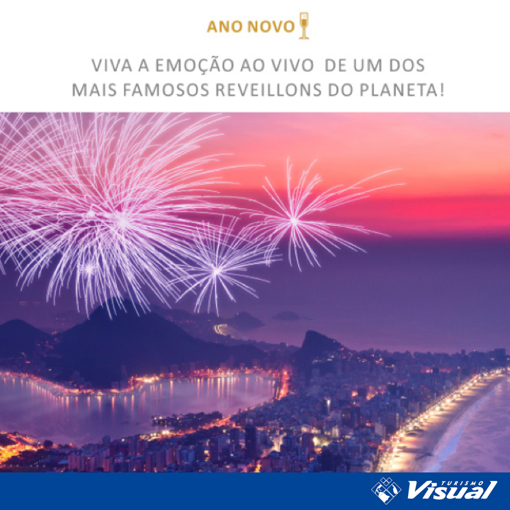 visualturismo's tweet photo. O Réveillon no Rio de Janeiro é uma experiência inesquecível. Aproveite nossa variedade de ofertas com diversas saídas e os melhores preços. Converse com o seu agente de viagem Visual Turismo.
#visualturismo #agentevisualturismo #viajecomagente #reveillon #riodejaneiro https://t.co/812xSLULE4