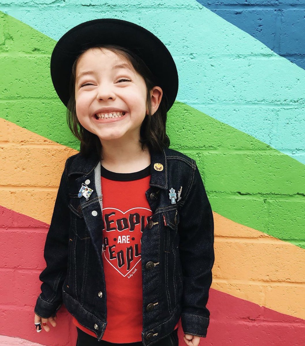 LAParentMag's tweet photo. Sun’s out, gums out ☀️😁
(#repost: @axmbakes) 

Our July issue hits the stands tomorrow! 🎈
*
*
*
#tgif #weekend #rainbow #smiles #happy #timeforfun #laparent #laparentmag #summerfun #summerweekend #funtimes #toddler #toddlerfashion #colorful https://t.co/Qz8UwWTrwA