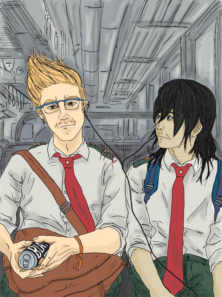 p1nk_cupcak3's tweet photo. (Late post!) #erasermicweek day 1: Reminiscence, memories, recollection ✍💕
I used to sit close to you - as close a I dared. Our arms touched below our shirts, as the smashing pumpkins sang us teenage sorrow from your walkman #erasermic #erasermicweek2019 @erasermicweek https://t.co/J5tHxUYPJn