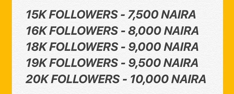socialgrower's tweet photo. @starvickey ——
In case you need more audience to reach
——
We help grow twitter pages with real naija followers and facebook page with more page likes in order to boost your business

:: kindly follow back and send us a dm and you can also call or whatsapp +23490570400063 https://t.co/uywVukMgsC