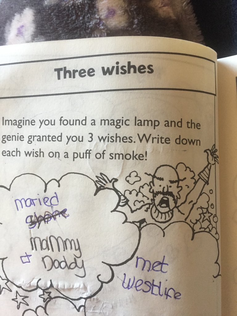 dmccaughey1's tweet photo. Finding your diary from when you were 7!(now 26) hoping my wishes can finally be granted on Saturday night @westlifemusic @ShaneFilan @KianEganWL @MarkusFeehily @NickyByrne https://t.co/jGO3mKthRb