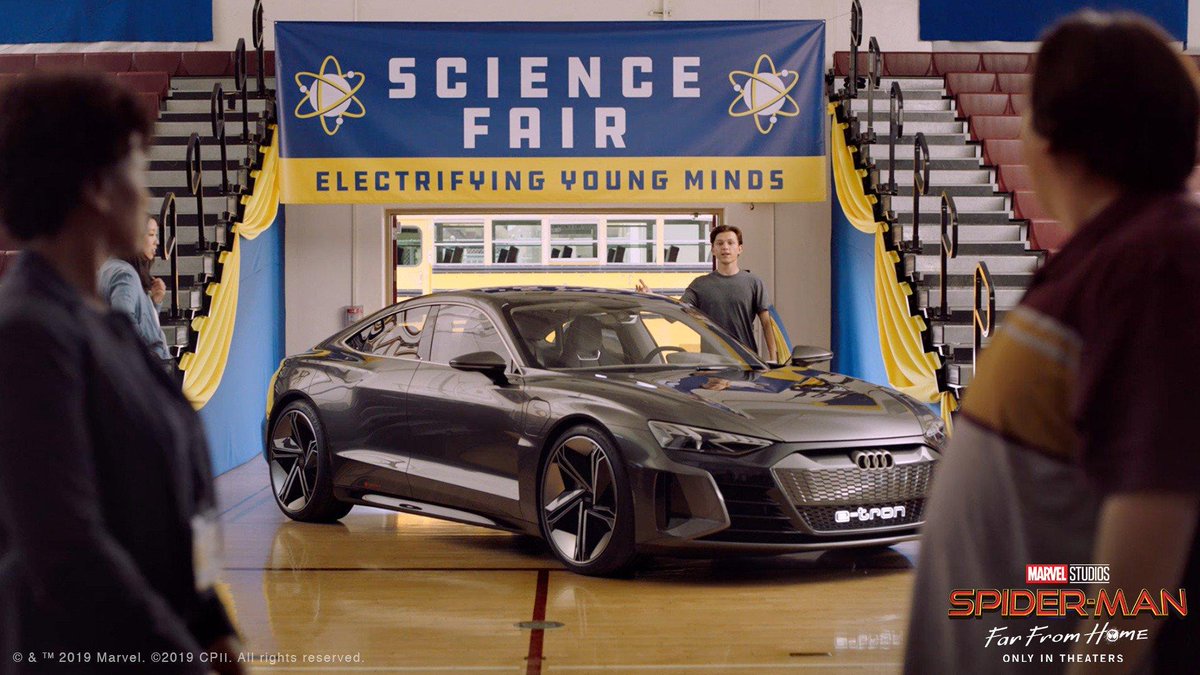 StayKull's tweet photo. @AudiIN Audi e-tron GT Concept 
City : #Delhi  
#Audi #SpiderManFFH https://t.co/42atjXjqFB