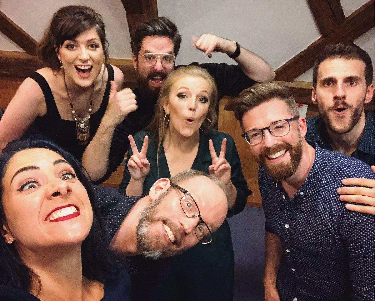 Love these goons 🤪 #swinglesontour #postshow #postshowselfie #sweaty #sweatyselfie