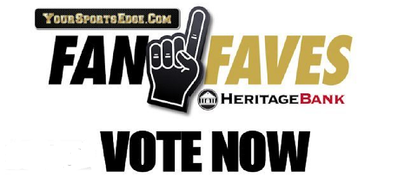 YourSportsEdge1's tweet photo. Today ends the first week of voting in the https://t.co/EL3vT87jat Fan Faves - presented by Heritage Bank. Only two weeks left for you to get ALL your votes cast in ALL the categories. 

Vote at https://t.co/EL3vT87jat https://t.co/5QbWmwOG5E
