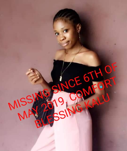 queenzara21's tweet photo. MISSING since 6th of May COMFORT KALU

Please Retweet till it spreads 🙏🙏🙏

Nigerian Police Force says they are working
Anti-Kidnapping squad says they are working
But this is 2 months now https://t.co/O0V2QVQRcv