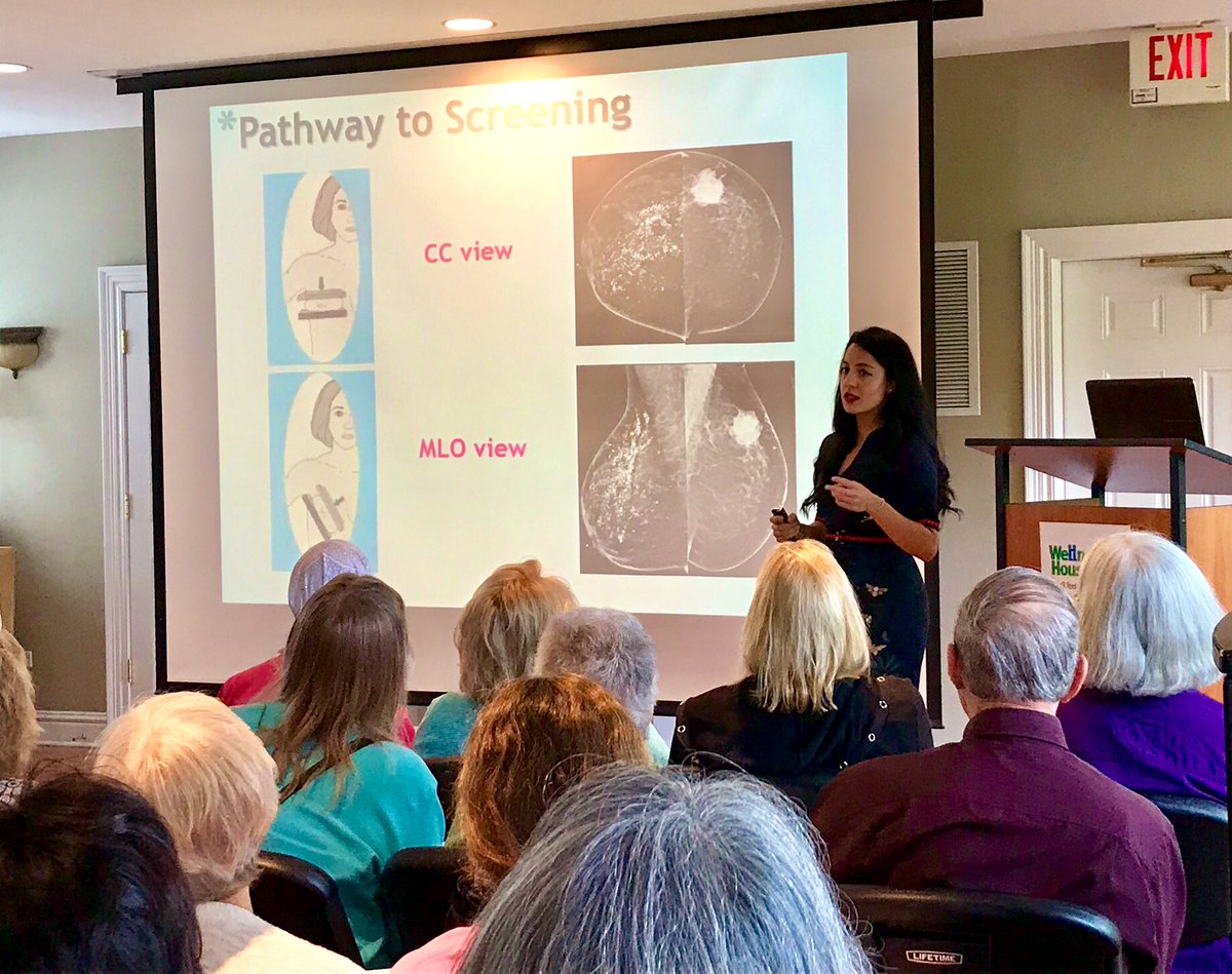 getting to do what I love the most: educate and empower women about their #breast health #KnowYourRadiologist @WellnessHouse @UChicagoMed @UCCancerCenter @UChicagoBRA