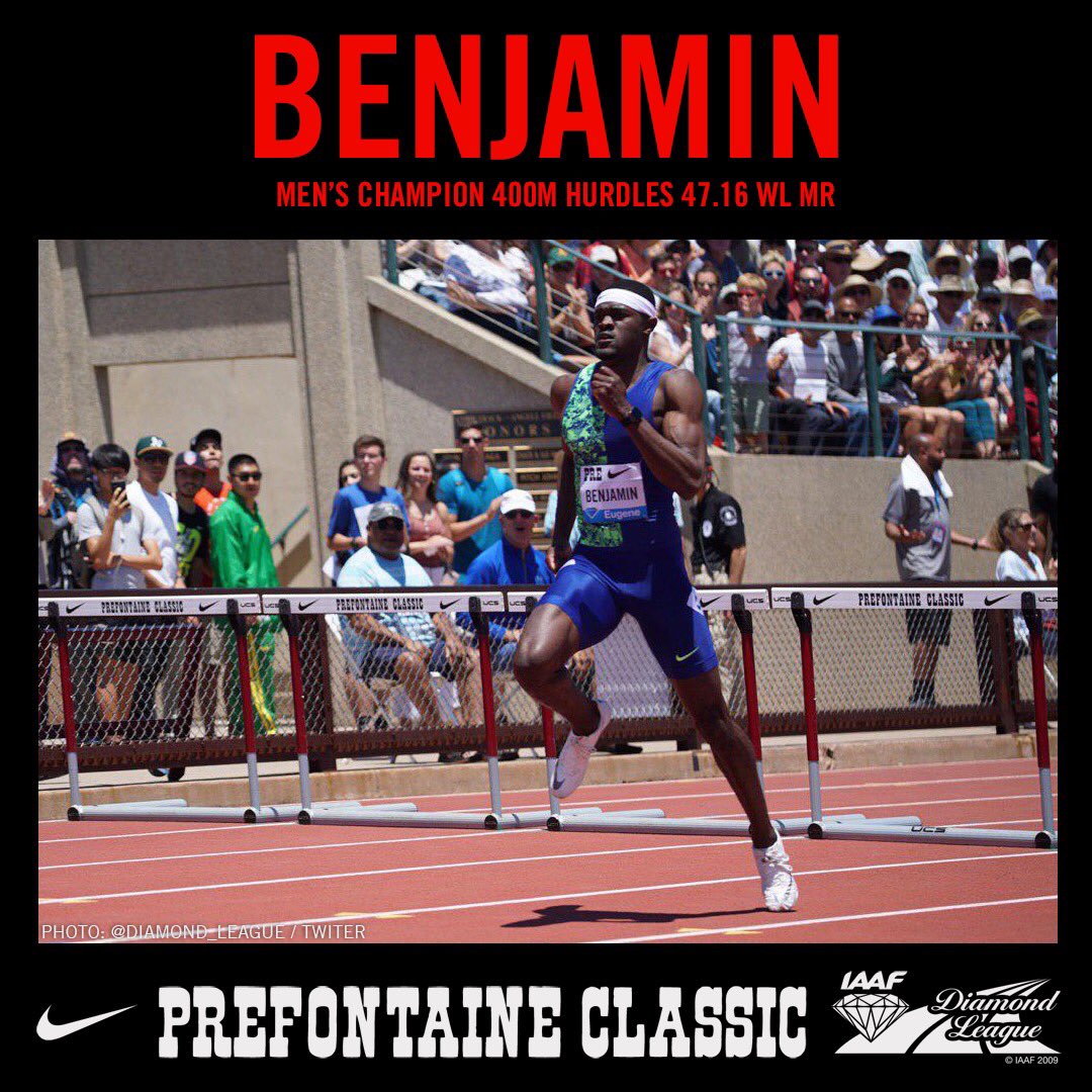 nikepreclassic's tweet photo. Meet record.
Facility record.

What a run for ⁦@_Kingben_⁩ 47.16! #PreClassic https://t.co/byKIO9URSk
