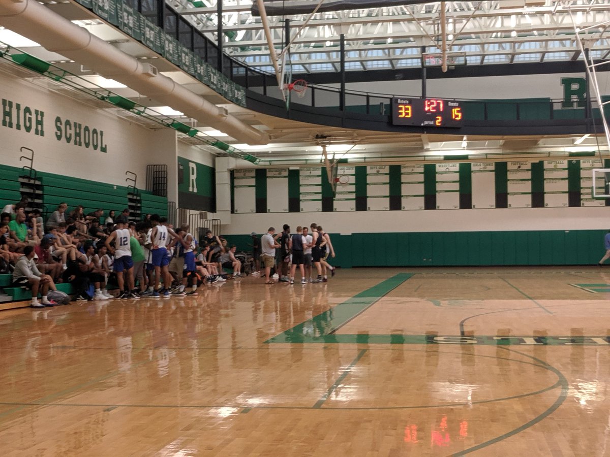 Ridgewood Basketball (@ridgewood_hoops) on Twitter photo RIDGEWOOD SHOOTOUT 2019
CHAMPIONSHIP GAME
HALFTIME SCORE
Bloom 33 Glenbrook South 15
<a href="/RHSSummerBBall/">Ridgewood HS Basketball</a> <a href="/michaelsobrien/">Michael O'Brien</a> <a href="/NBCSPreps/">Preps Talk</a> RIDGEWOOD SHOOTOUT 2019
CHAMPIONSHIP GAME
HALFTIME SCORE
Bloom 33 Glenbrook South 15
<a href="/RHSSummerBBall/">Ridgewood HS Basketball</a> <a href="/michaelsobrien/">Michael O'Brien</a> <a href="/NBCSPreps/">Preps Talk</a>