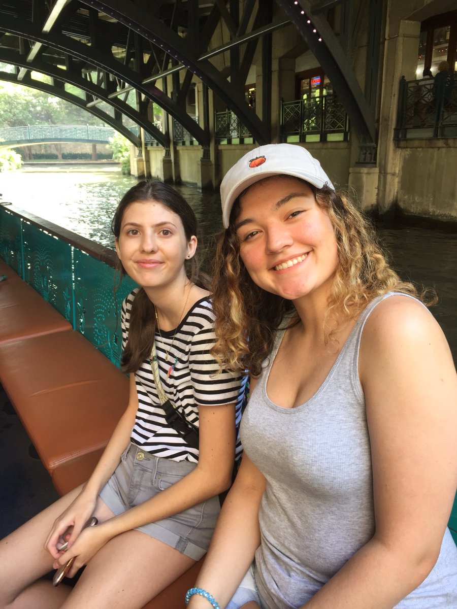 ETownFBLA's tweet photo. E-Town FBLA enjoying the history boat tour in San Antonio during our National Competition #NLC19 https://t.co/utDn0GzpHv