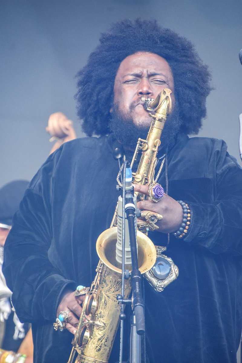 Massive thank you Kamasi Washington @KamasiW and band bringing musical mastery to West Holts 💙💜 Next up: @JanelleMonae #Westholts #Westholts19 #glastonbury19