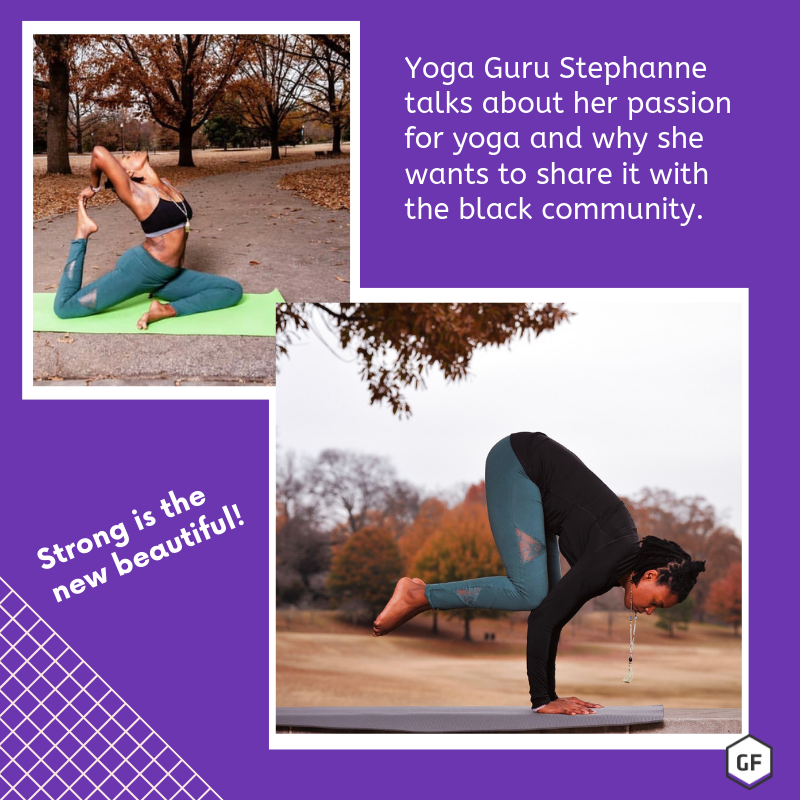 GrpFit's tweet image. Yoga Influencer Stephanne Foster stepped into GrpFit this week. She is the amazing creator of Bodies &amp;amp; Motion Movement &amp;amp; Wellness. She shared with us why yoga is beneficial for people within the Black community. Click the link for the full article . buff.ly/2Lydnah