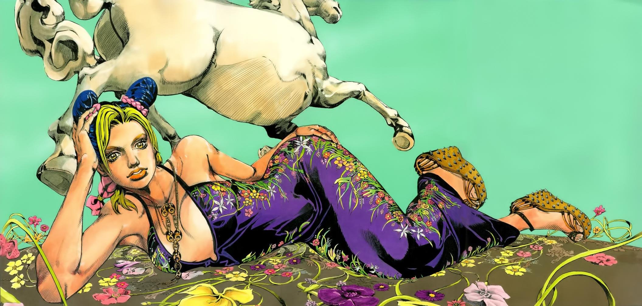 Jolyne Fly High with GUCCI Manga Jojo's Bizarre Advencture