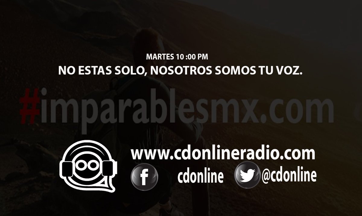 Cuando piensas que nadie te puede escuchar, que estas solo, que necesitas un amigo y que la vida aunque difícil vale la pena vivirla.
Queremos escucharte y ser tu voz,  lineas abiertas para llamadas y entre todos apoyarnos. Juntos somos imparablesmx
bit.ly/2Nin