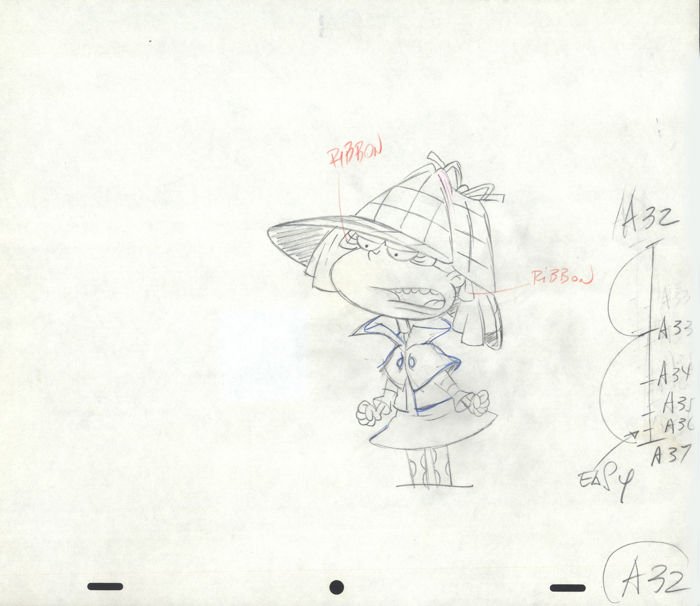 Animation Drawings from a 1998 Rugrats Movie Burger King Ad.