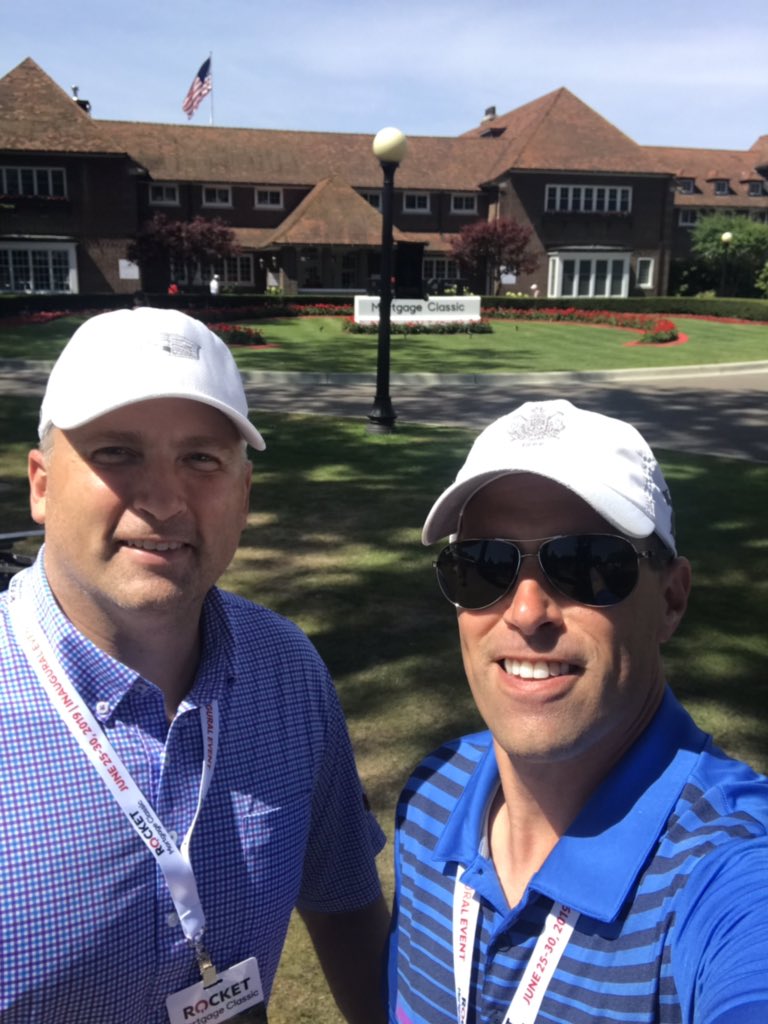 KurtHarvey3's tweet photo. #rocketmortgageclassic            
RMC at the DGC with my bro!
My club’s looking good! https://t.co/GBArfb2s95