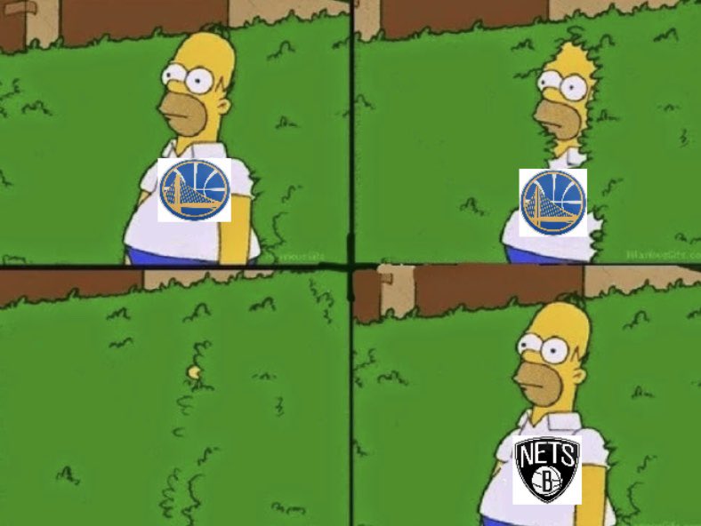 Crazy how all these Brooklyn Nets fans are gonna come out of the woodworks now. #KD #Nets #Warriors