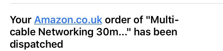 stevencooperdj's tweet image. I can’t be the only one who gets excited about @amazon orders like this #amazon #cablenerd #networknerd