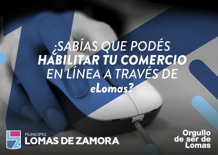 MunicipioLdeZ's tweet photo. En el @MunicipioLdeZ implementamos #eLomas, un programa que permite que los vecinos y vecinas realicen trámites comerciales desde nuestra web, de manera rápida y eficaz. Para habilitación, modificaciones y otros trámites relacionados, ingresá en: https://t.co/4Vw0IZMLtT https://t.co/jvwhyGk4Jc