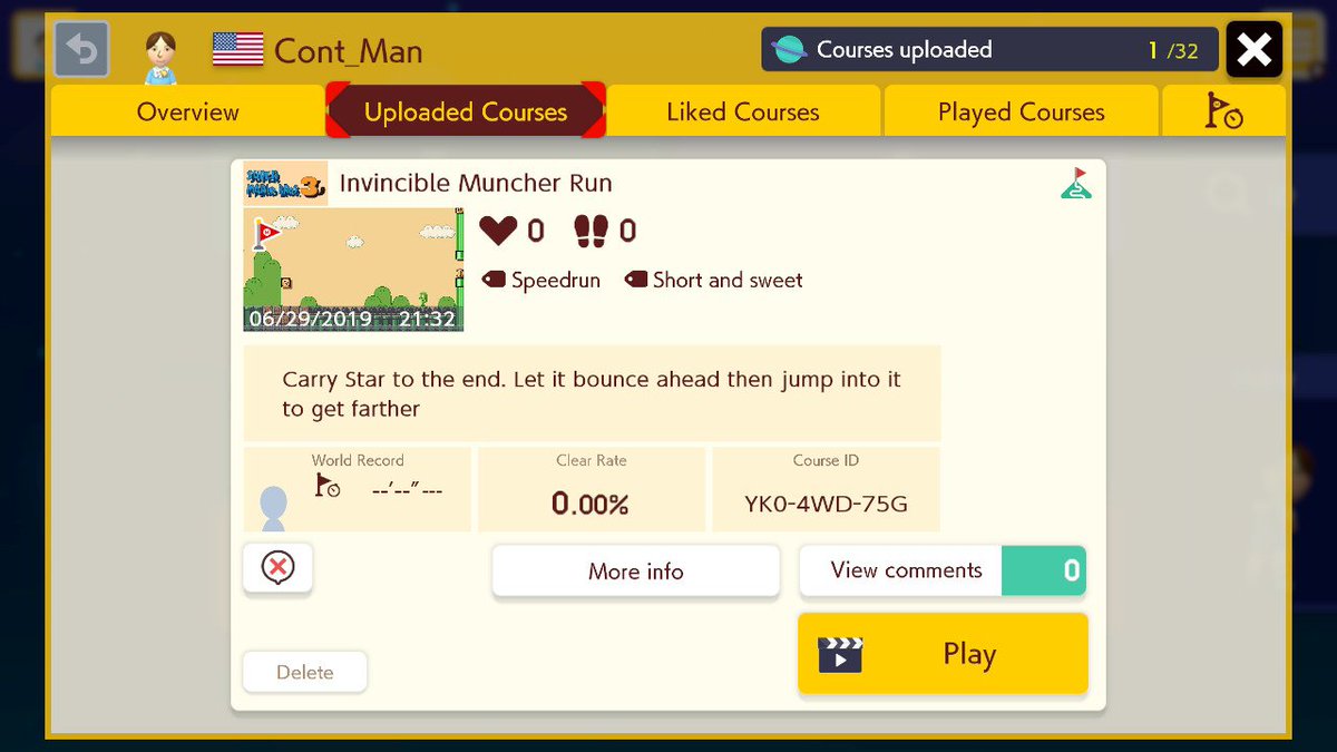 Cont_Man's tweet image. #SuperMarioMaker2 #NintendoSwitch