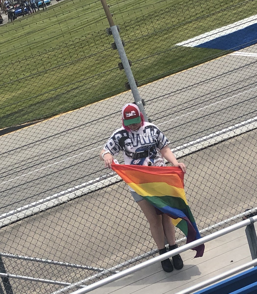 Dustyjumpwings's tweet photo. Happy Pride from your local gay @NASCAR fan

just a reminder we exist https://t.co/N66hf7kgfh
