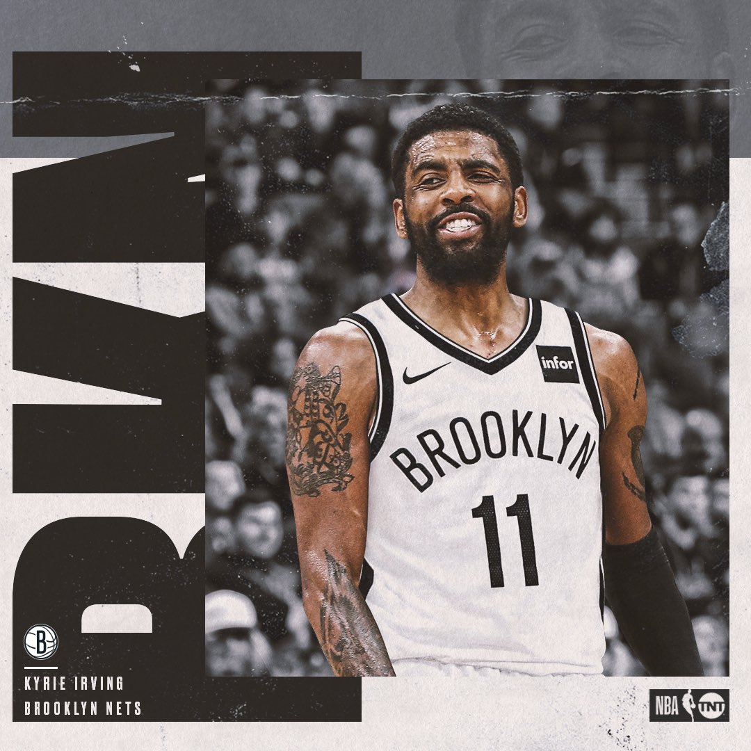 kyrie irving in nets jersey