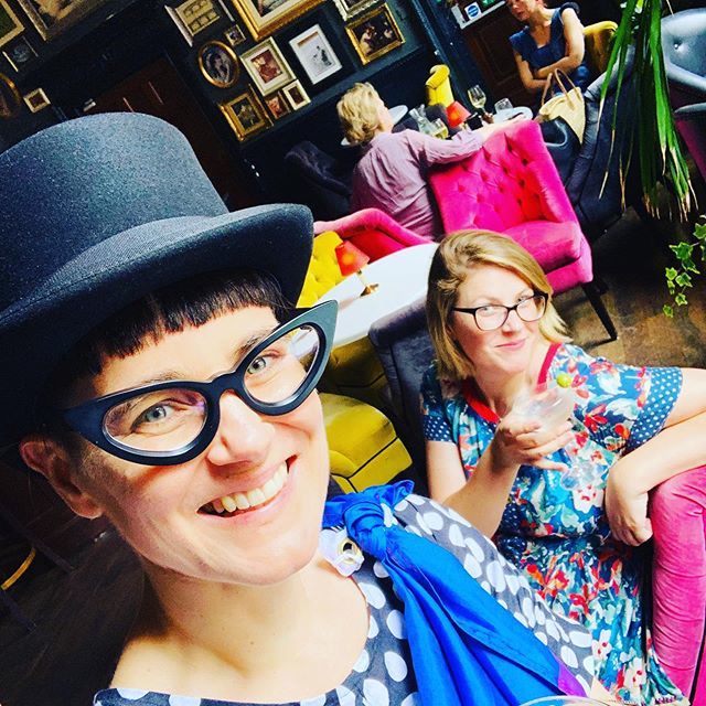iamsarahsproule's tweet photo. Pride was WONDERFUL!
Quiet place with comfy seats ✔️
Cocktails ✔️
Gorgeous queer pal ✔️
**we’re here, we’re queer ... but we’re tired and like our creature comforts! #dublinpride #keepingitreal #queerintroverts #sensoryneeds https://t.co/P3lkoPMxF6 https://t.co/9UULQdMsOi