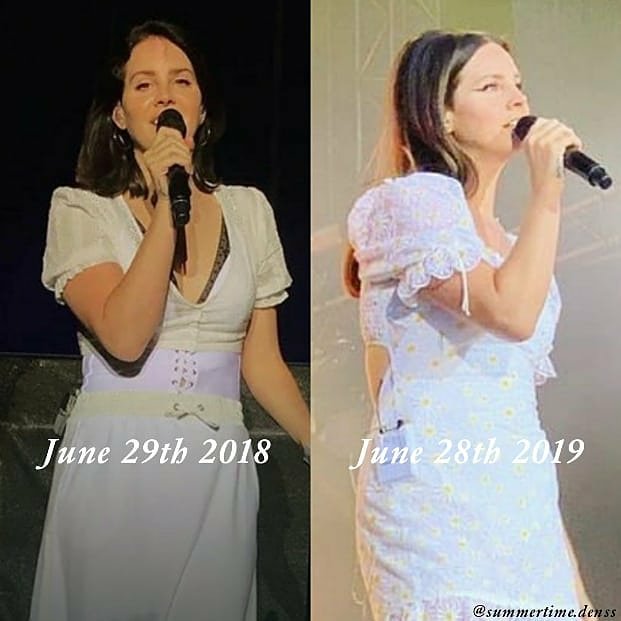 her performance last year to this year. ☀️👸🏻🎤
.
#LanaDelRey #LanaDelRey621 #GoddessOf621 #QueenOf621 #herperformance #lanadelreyconcert #lanadelreytour #queenofsummersolstice #goddessofsummertime #queenofsummertime #LDR #SummertimeSadness #Paradise #LDRonDenss #SD0630 #DB0701