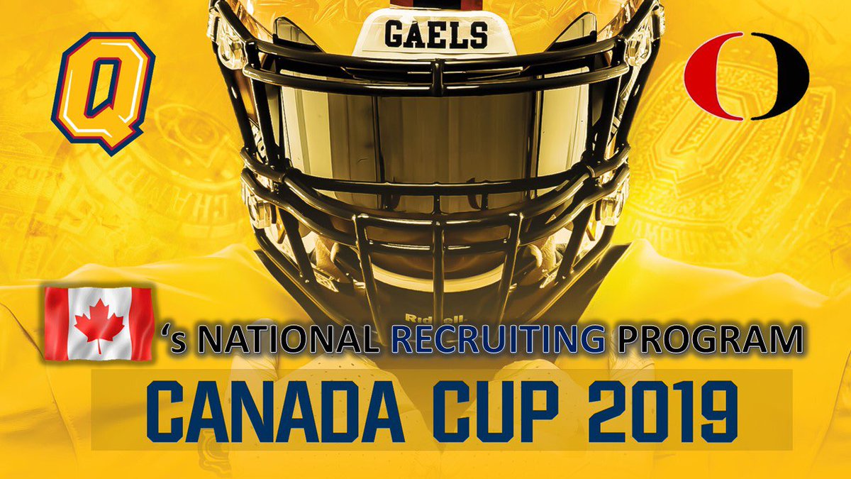 We are less than a week away and @queensfootball is jacked up to host the 2019 Canada Cup!! The stage is set, it’s time to shine!! #ChaGheill #TheBestRightNow #QStandard #LeadTheWay #OLineU🇨🇦 #wheremydawgsat