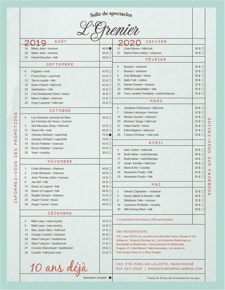 Magelu99's tweet photo. Il y a quelques semaines j’ai dit au revoir à la finance après y avoir travaillé pendant 34 ans. Pour travailler avec mon frère a son merveilleux Magasin général Le Brun ❤️ #Boutique #Café #Spectacles #NouvelleVie❤️ https://t.co/cFx4DsTsnW